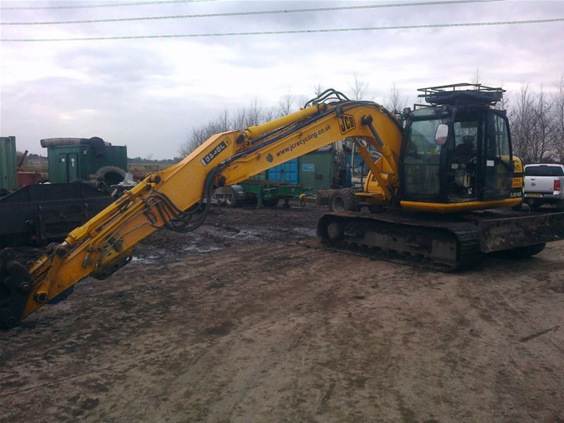 2007 JCB JS145 C/W TILT ROTATOR SYSTEM AND TIGER GRIP LOG GRAB - Image 6 of 10