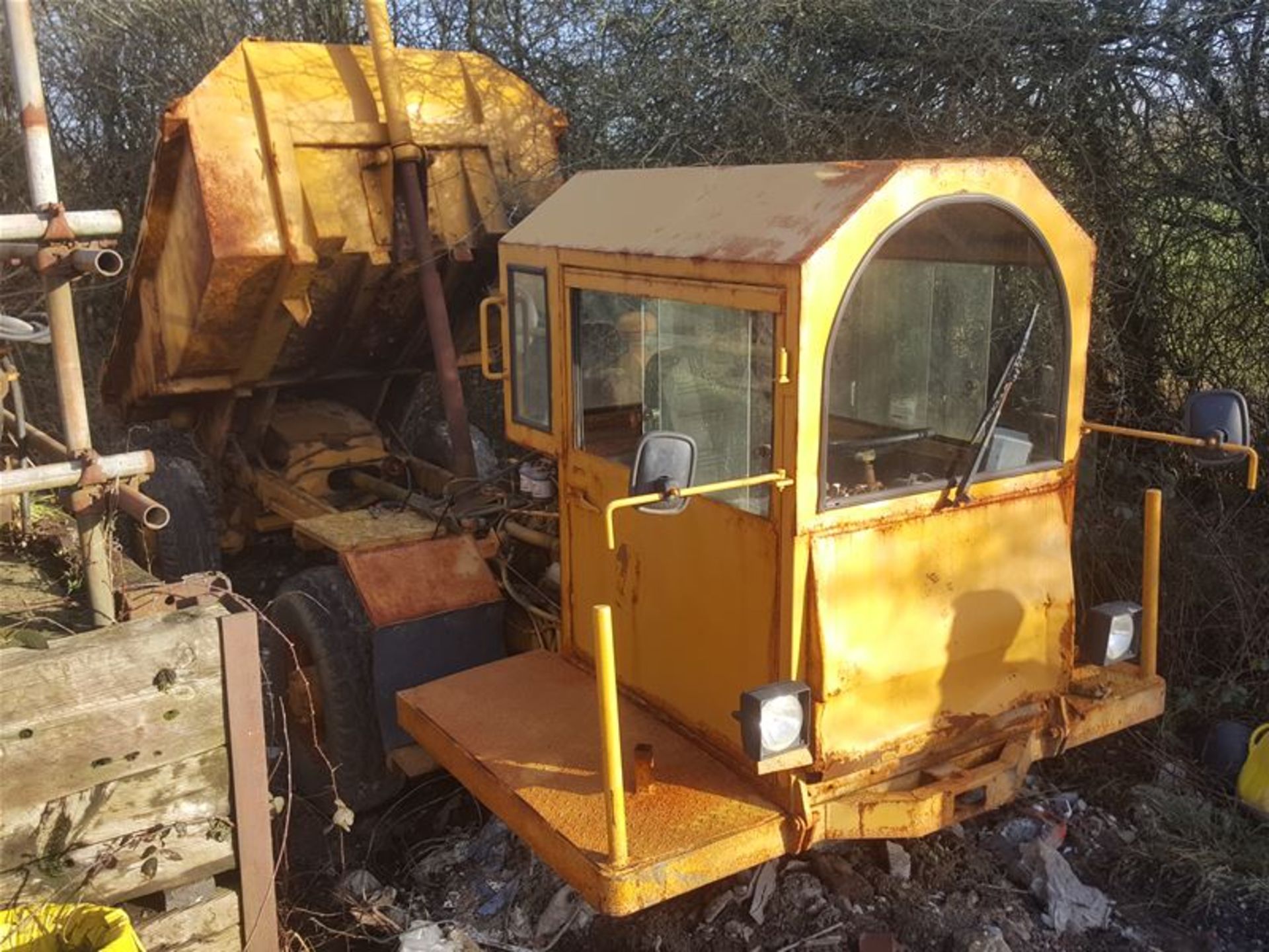 4 Wheel Steer Mine Dumper Truck