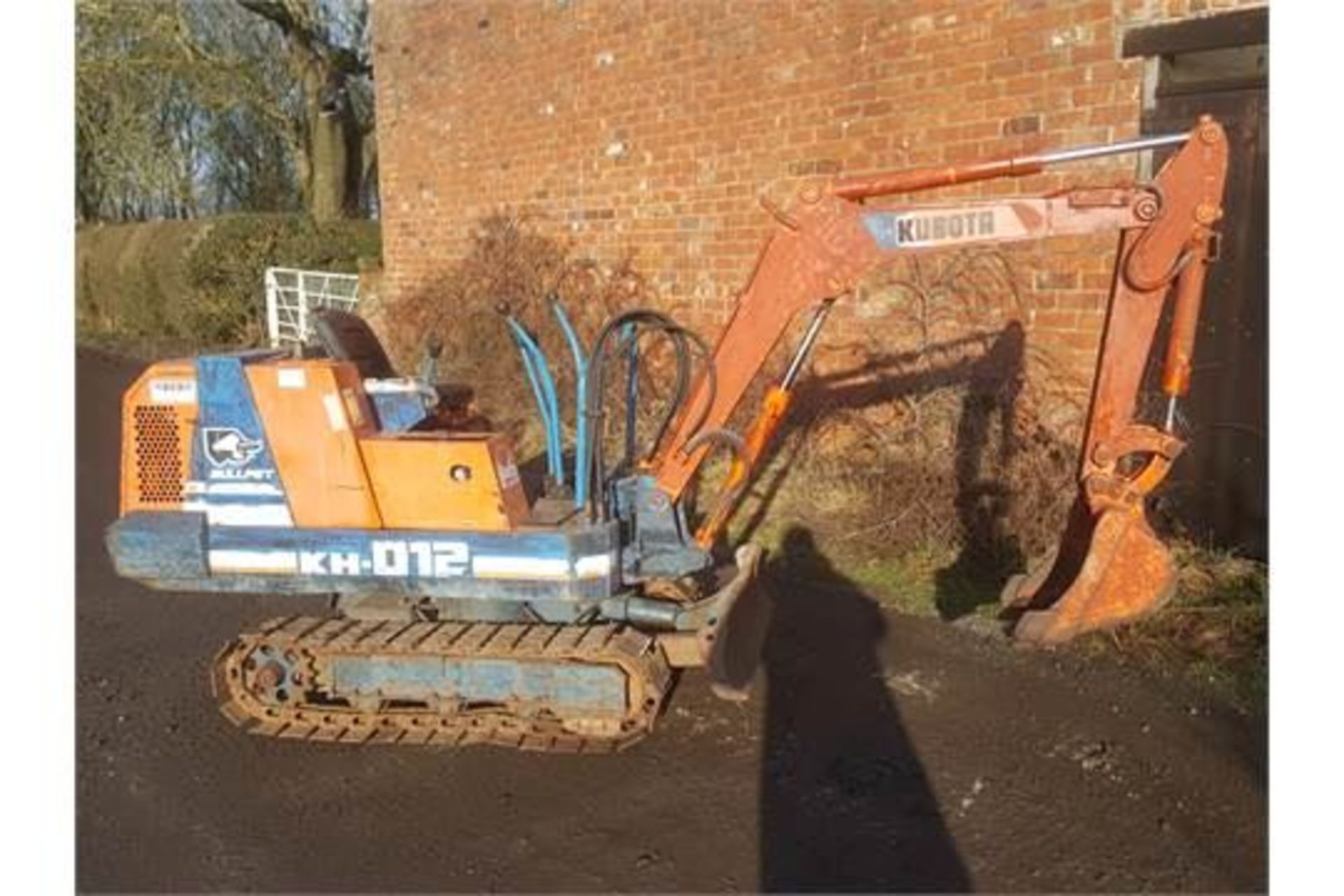 Kubota KH-012 Mini Digger / Steel Tracked Excavator - Image 5 of 10