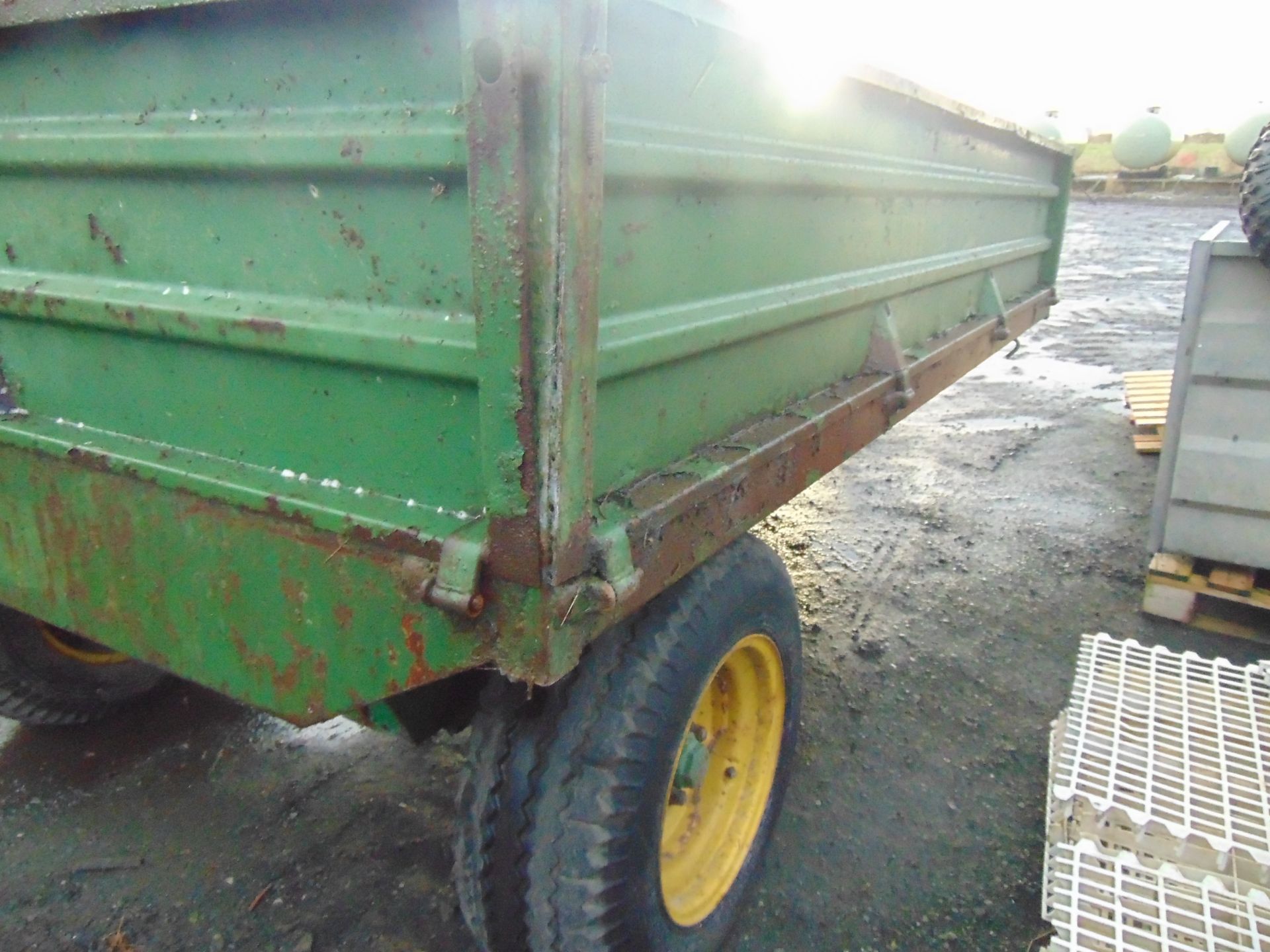 Frazer 3 TON agriculural tipping trailer - Image 4 of 6