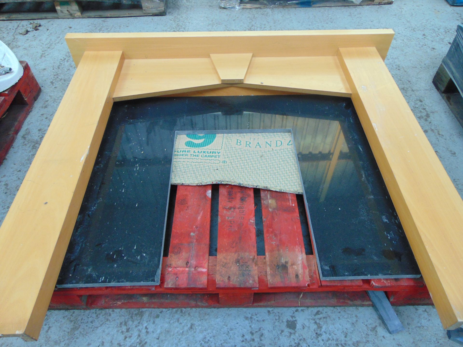 Fire surround in wood {000645} - Image 2 of 3