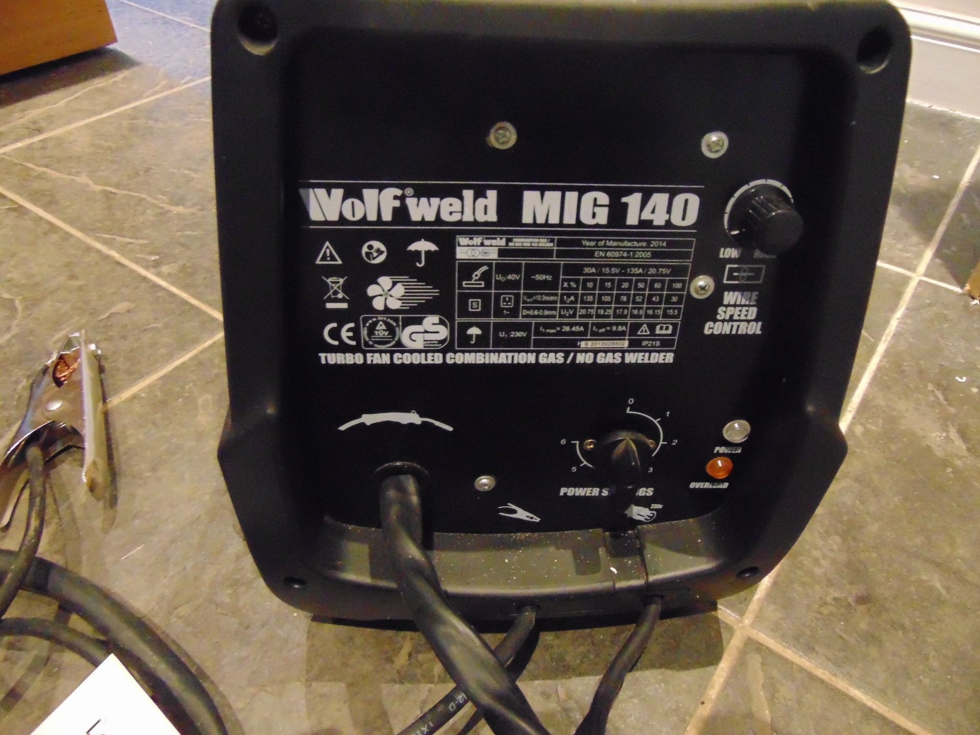 Wolfweld 140amp mig welder- still in box never used- cost over £400.00 - Image 3 of 8