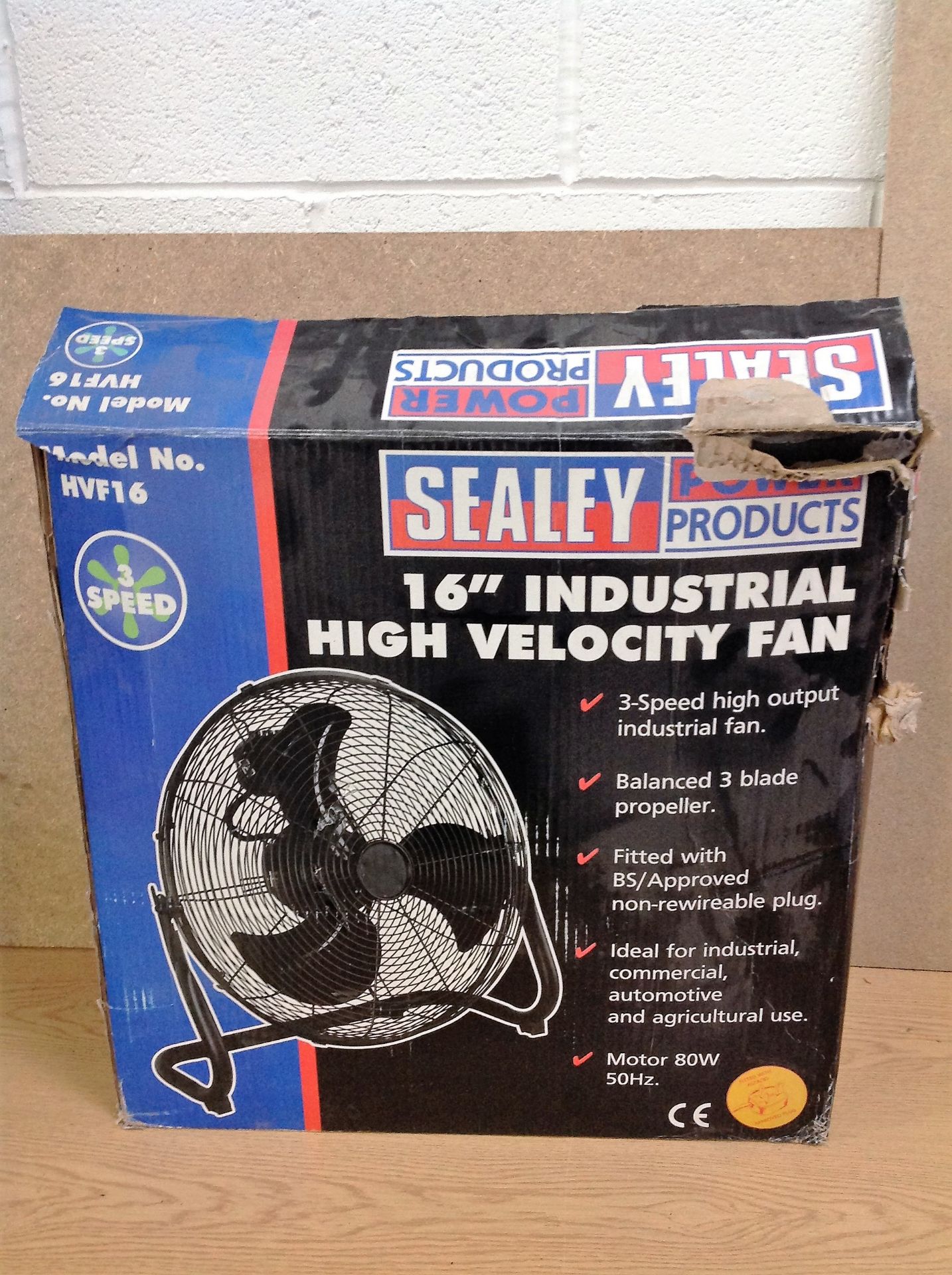 Sealey 16inch Circulation Fan - Model: HVF1 - Image 3 of 3