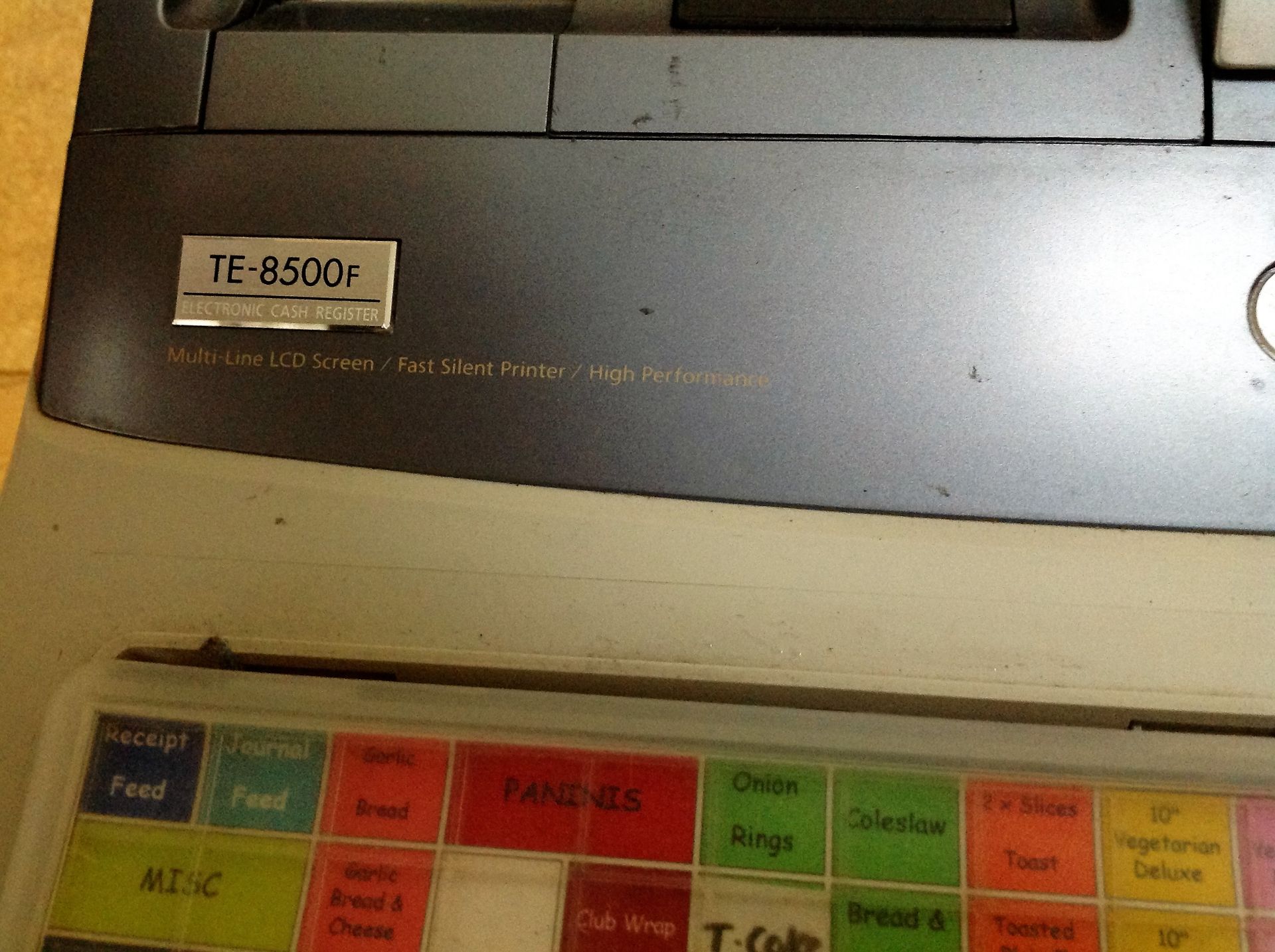 Casio Electronic Cash Register - Model: TE-8500F - Image 3 of 6