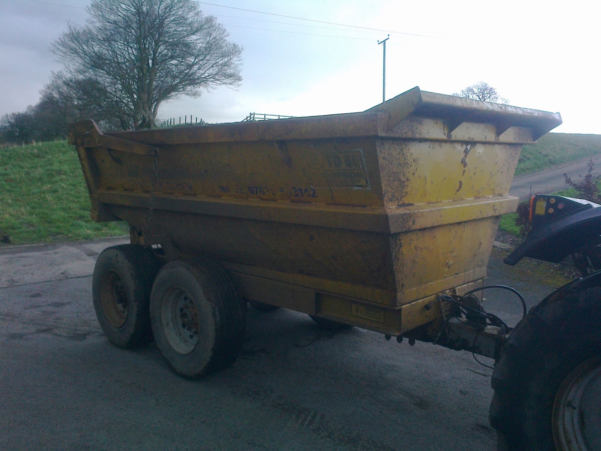 THOMPSON 14TON DUMP TRAILER - Image 11 of 12