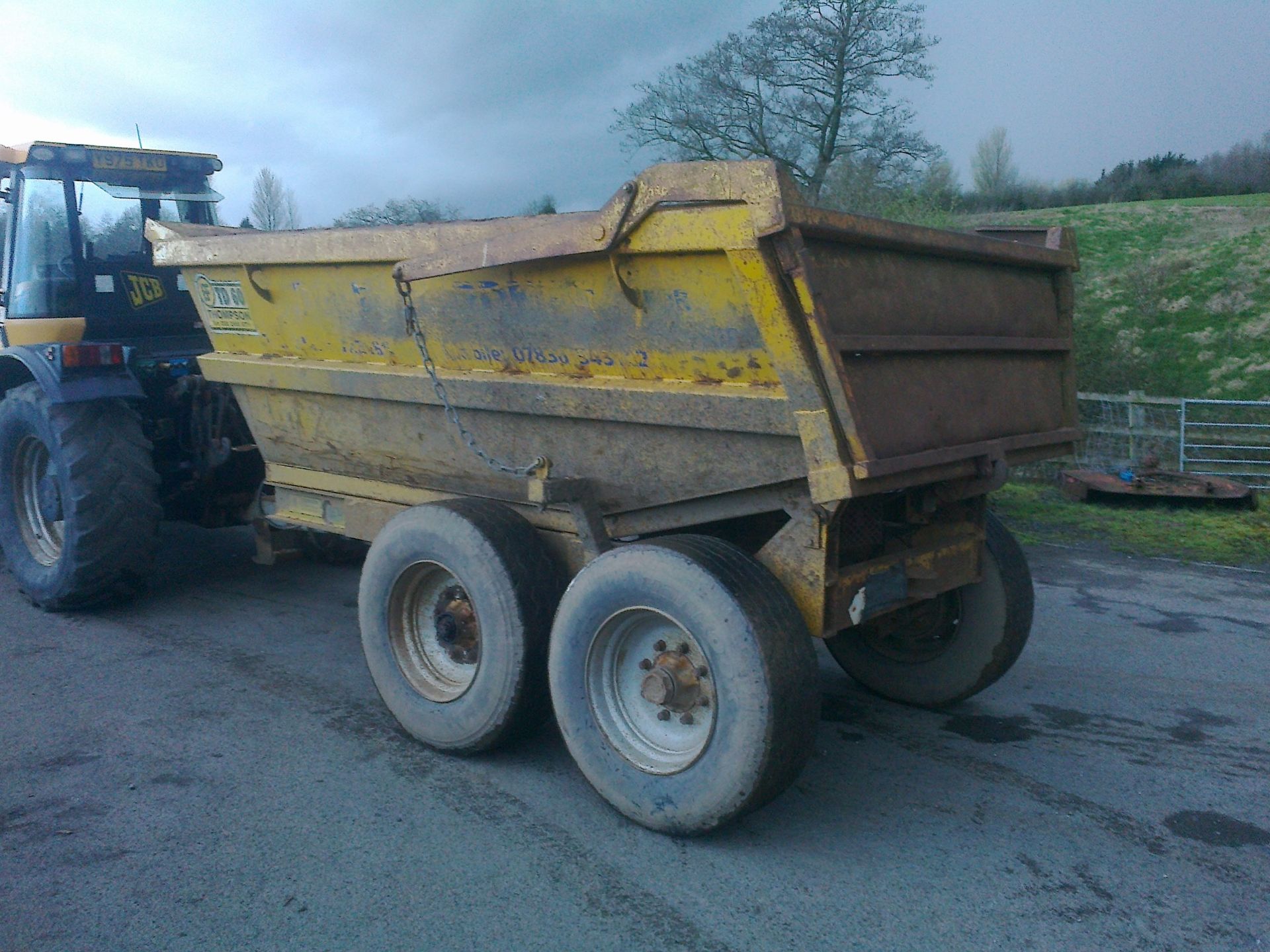 THOMPSON 14TON DUMP TRAILER - Image 6 of 12