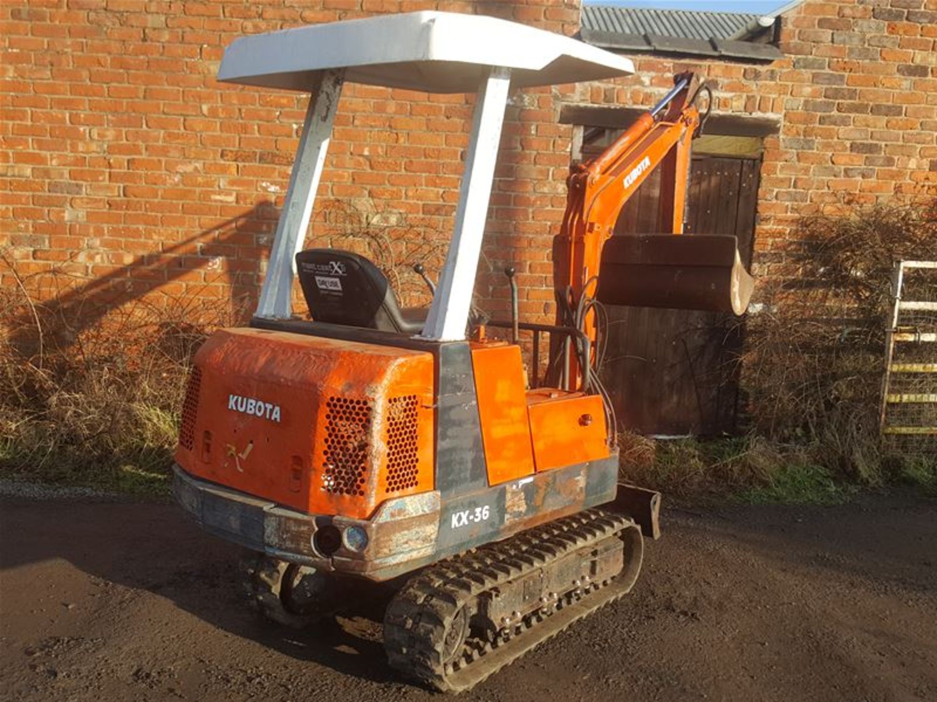 Kubota KH36 Mini Digger / Tracked Excavator - Image 3 of 6