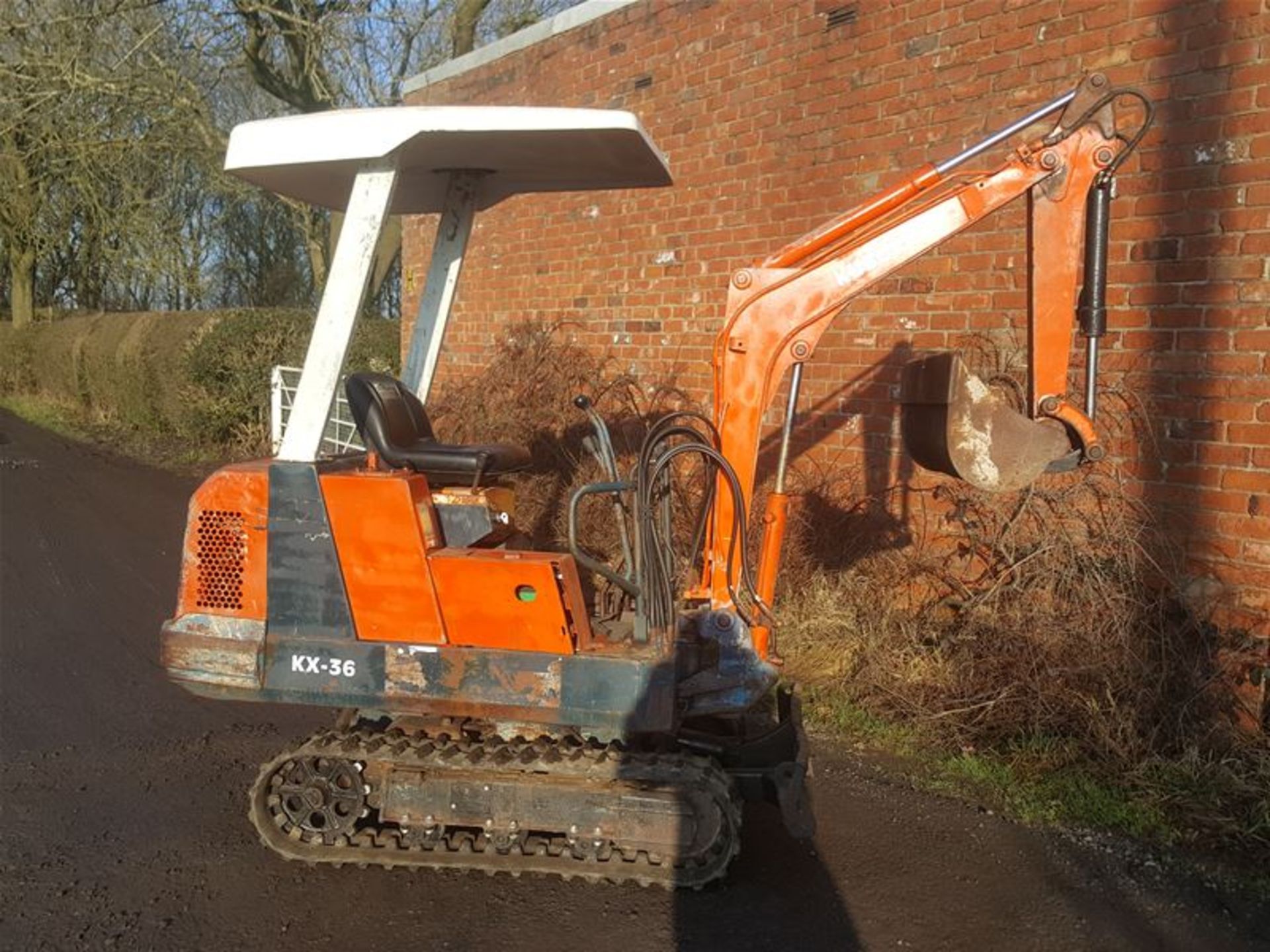 Kubota KH36 Mini Digger / Tracked Excavator - Image 4 of 6