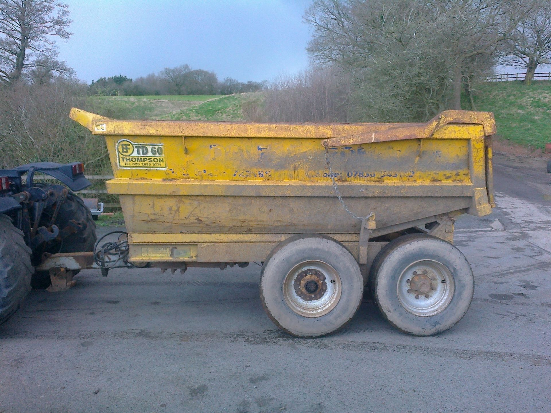 THOMPSON 14TON DUMP TRAILER - Image 3 of 12