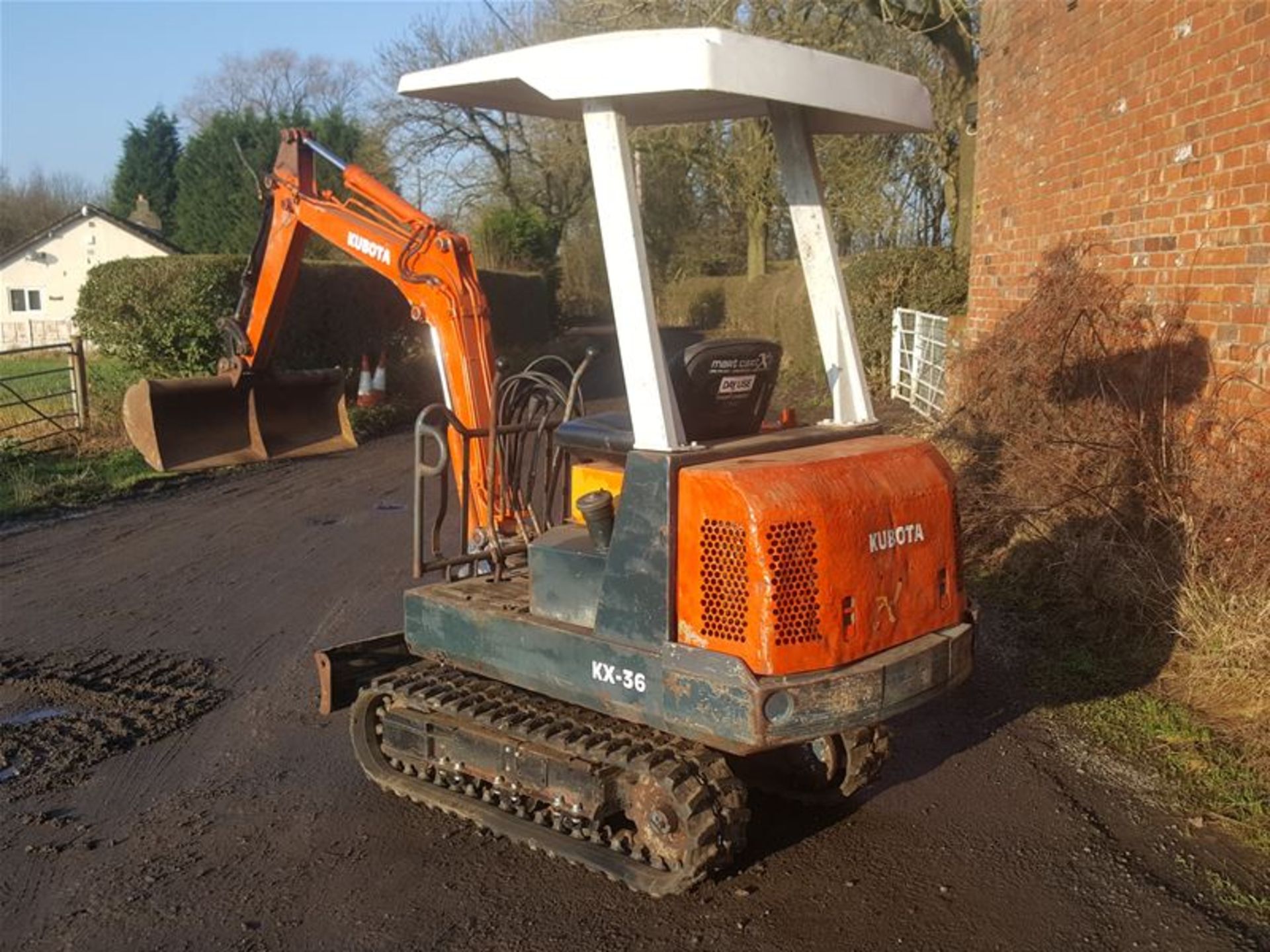 Kubota KH36 Mini Digger / Tracked Excavator - Image 2 of 6