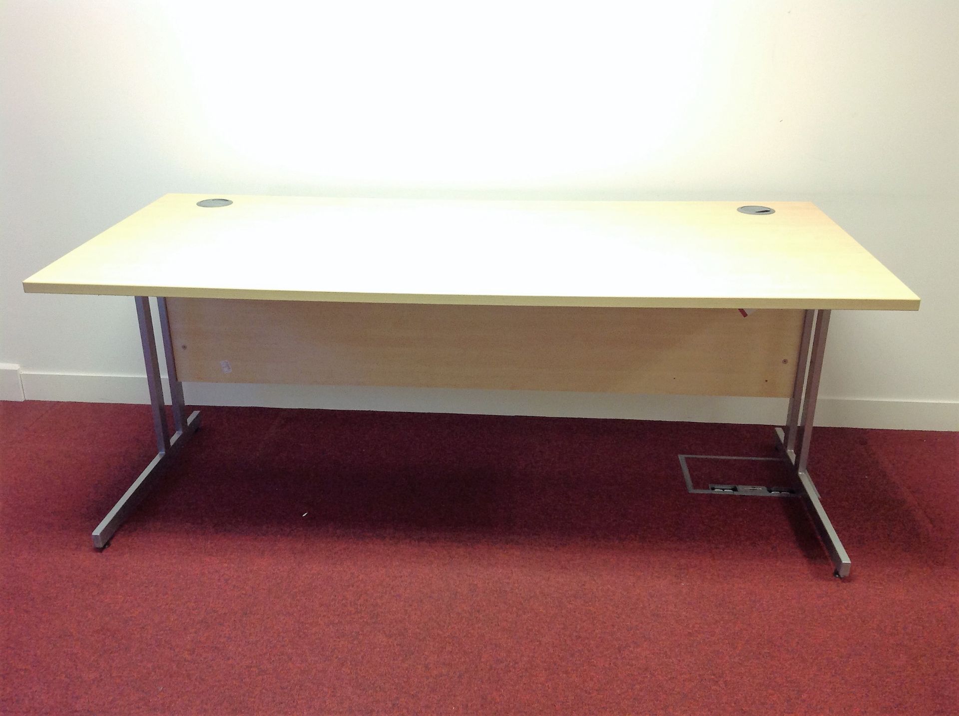 Rectangular Desk - Measurements: H: 73cm L: 180cm D: 80cm