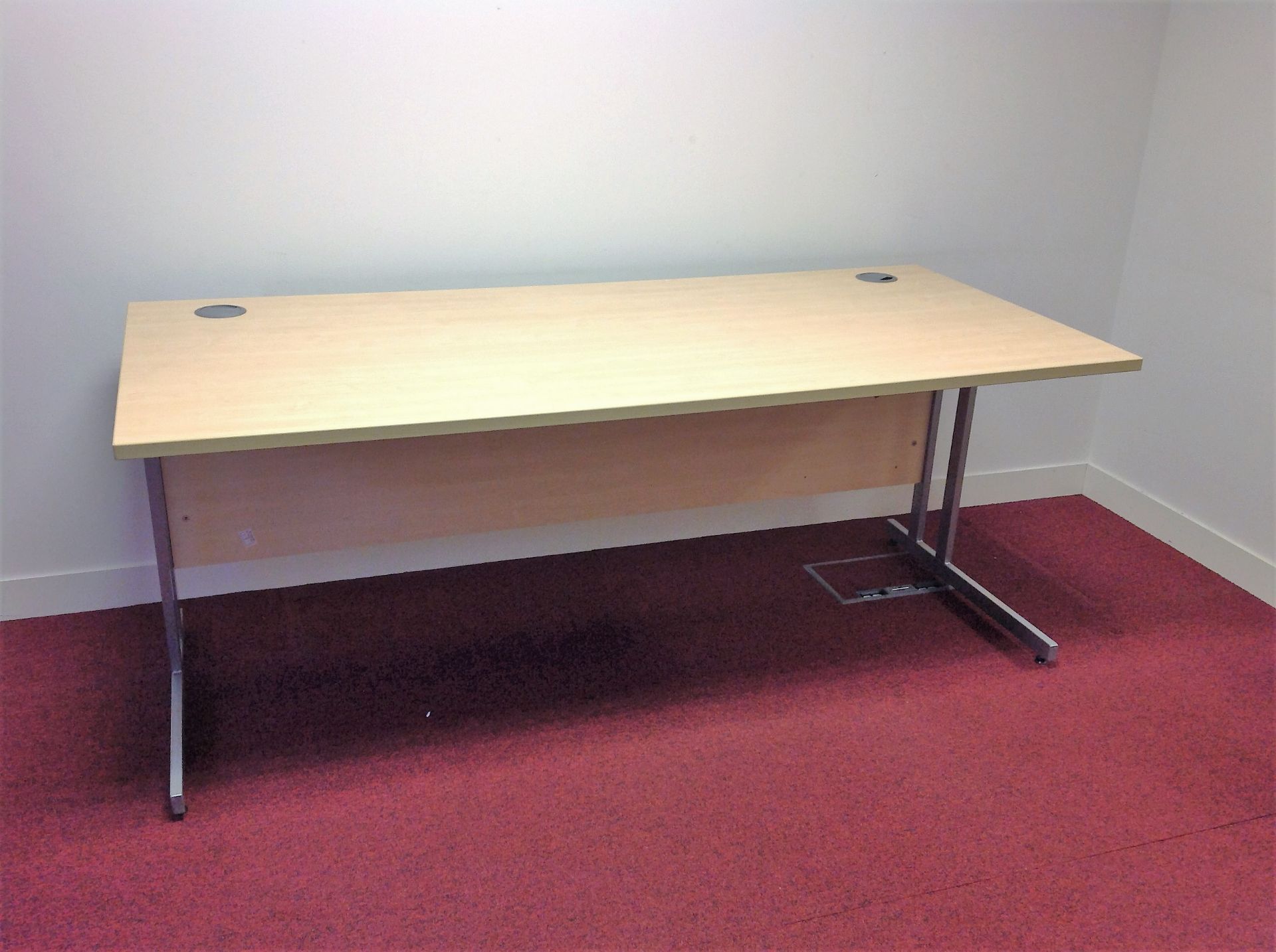 Rectangular Desk - Measurements: H: 73cm L: 180cm D: 80cm - Image 2 of 2