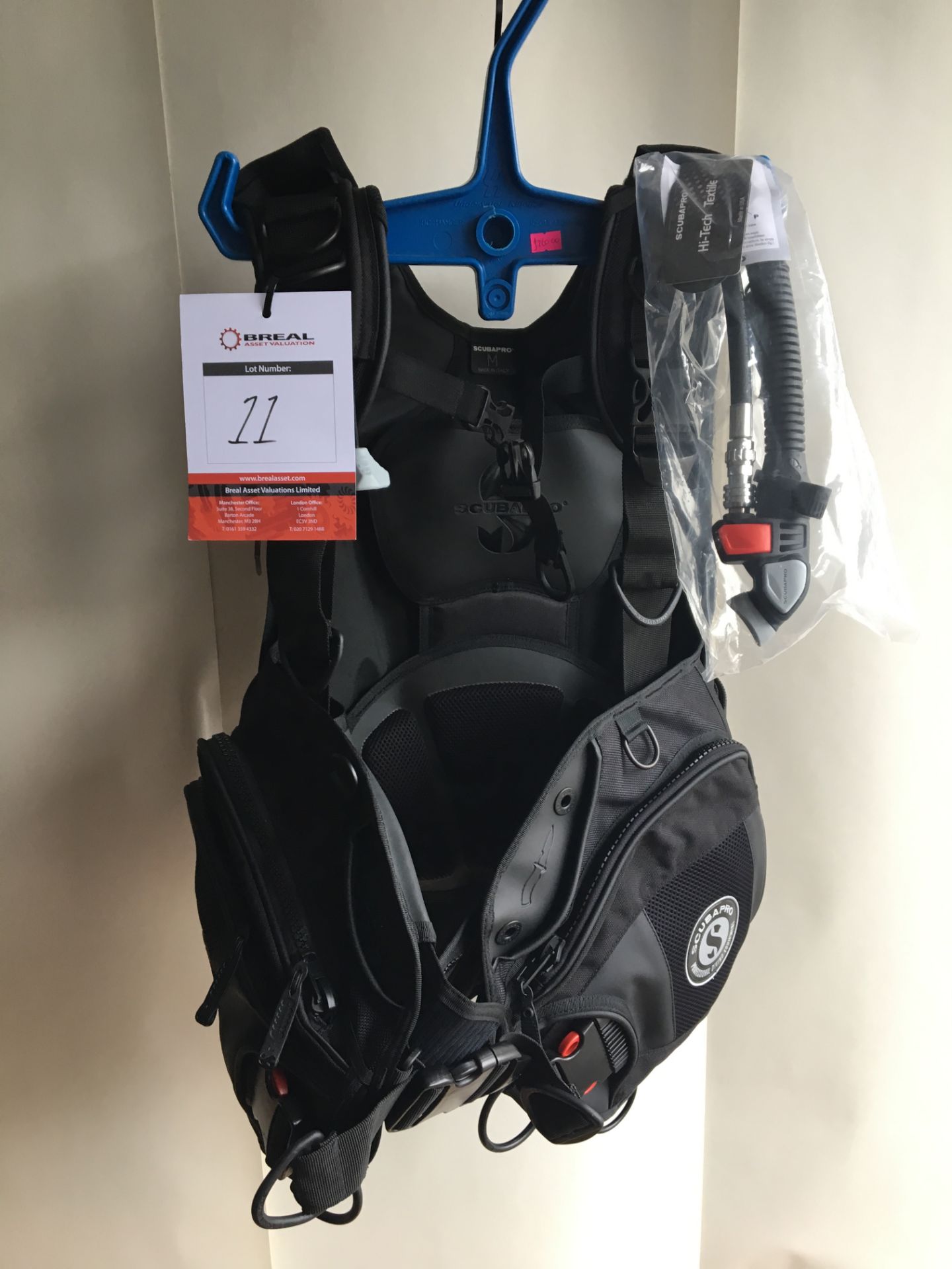 Scubapro Black X BCD Dive Vest in black, size M (as new)