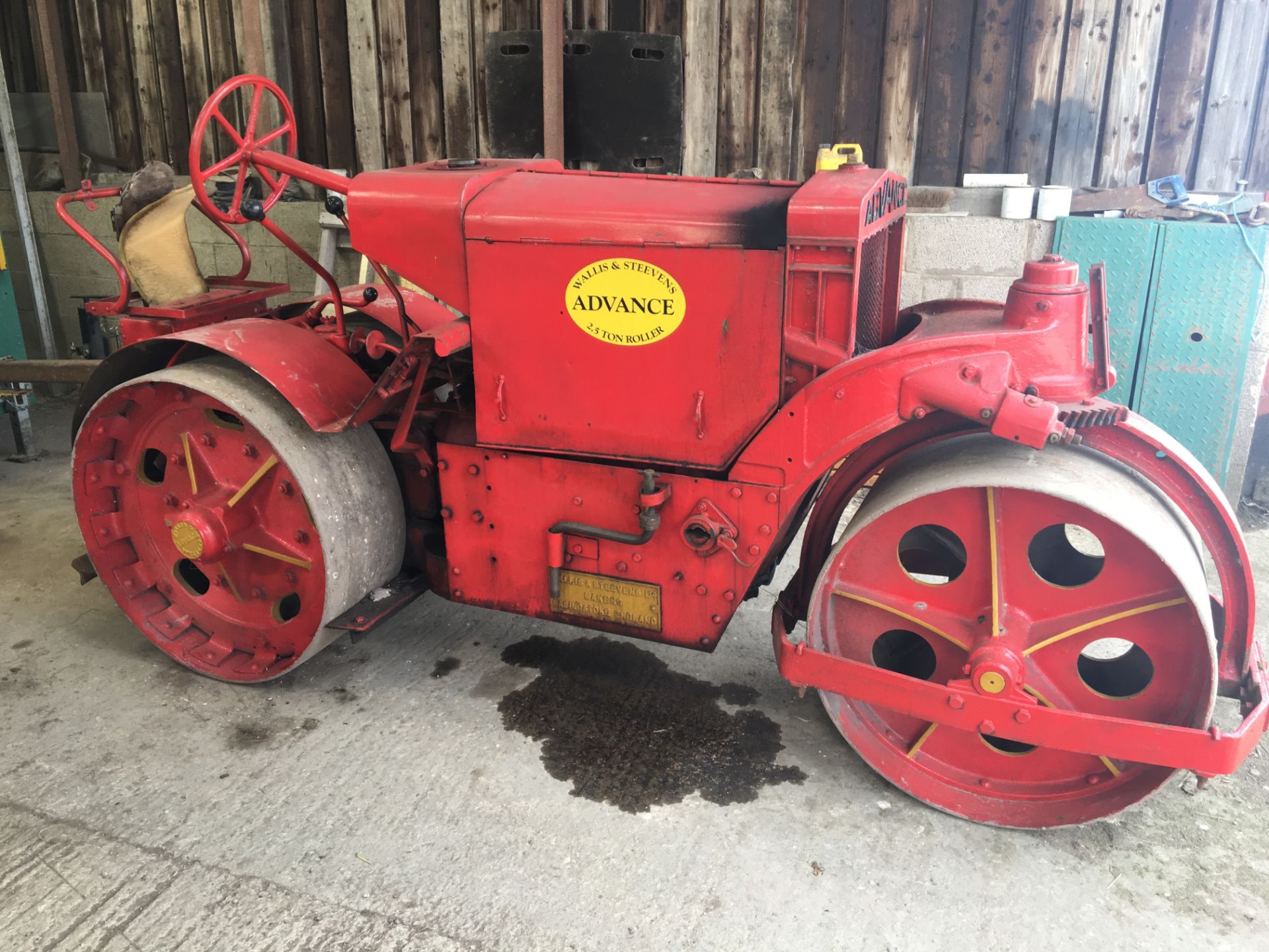 Wallis & Stevens Advance 2.5 Ton Vintage Roller