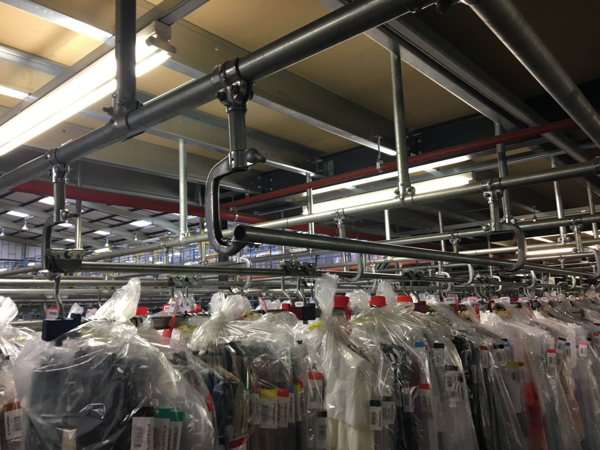 Overhead Garment Handling Conveyor System (thoughout premises) - Image 19 of 21