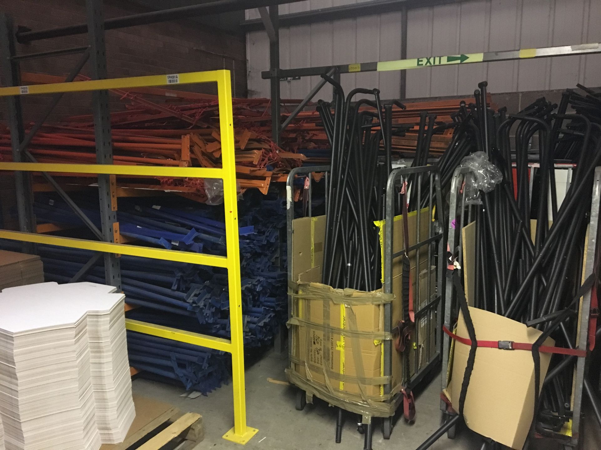Large quantity of lightweight quick form garment racking comprising: Approximately 716 bays - Image 8 of 8
