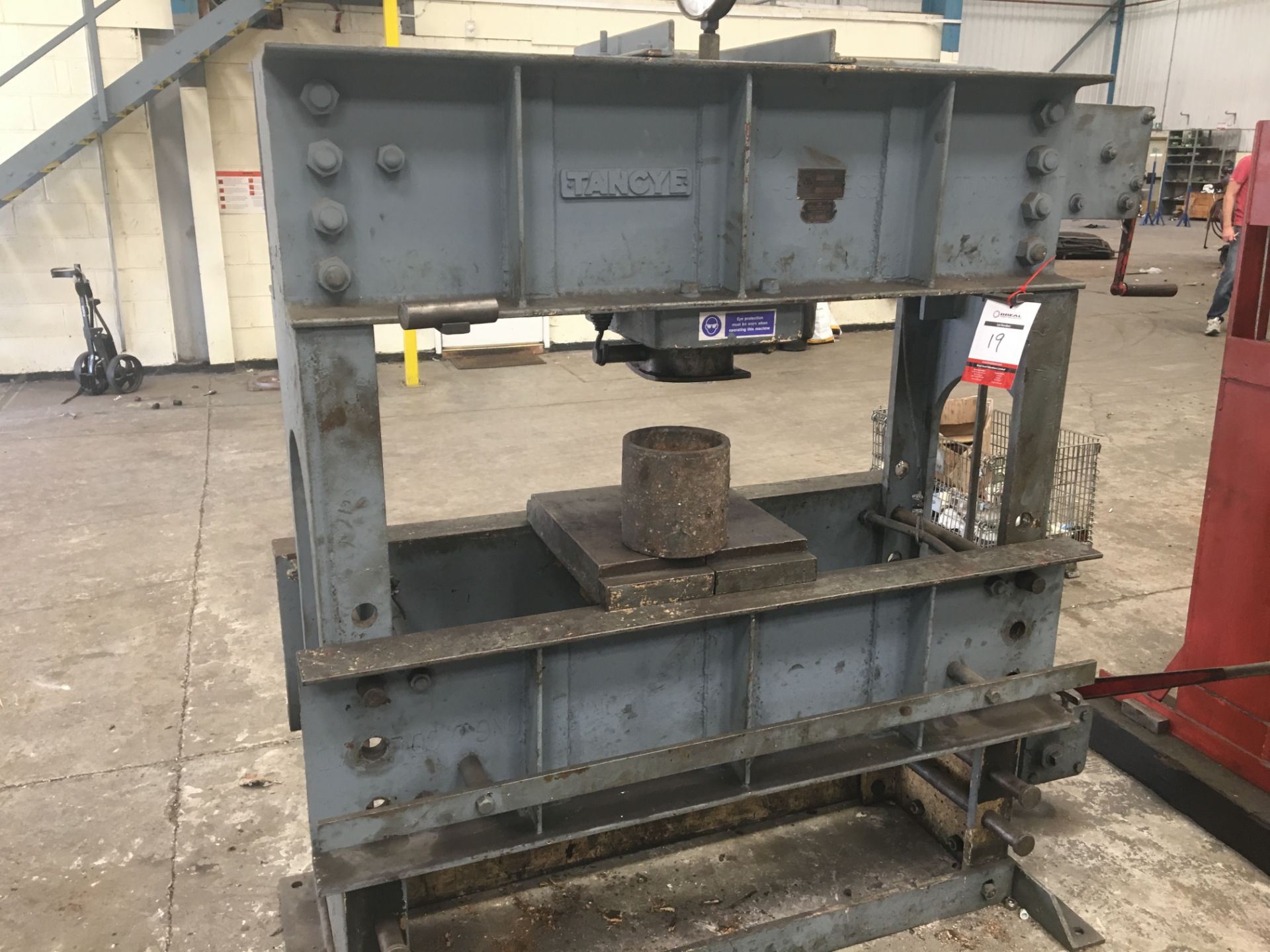 Tangye 80 Ton Hydraulic 'H' Frame Press