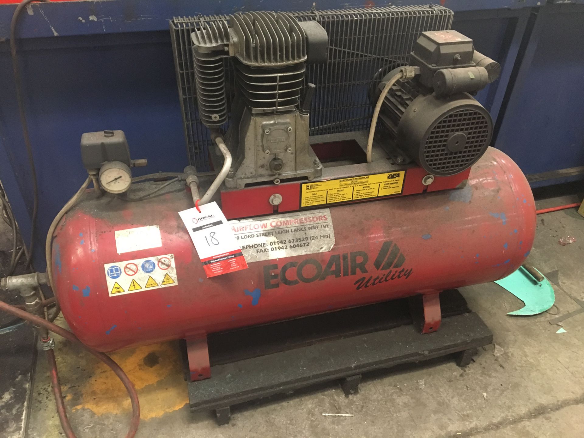 EcoAir Receiver Mounted Air Compressor