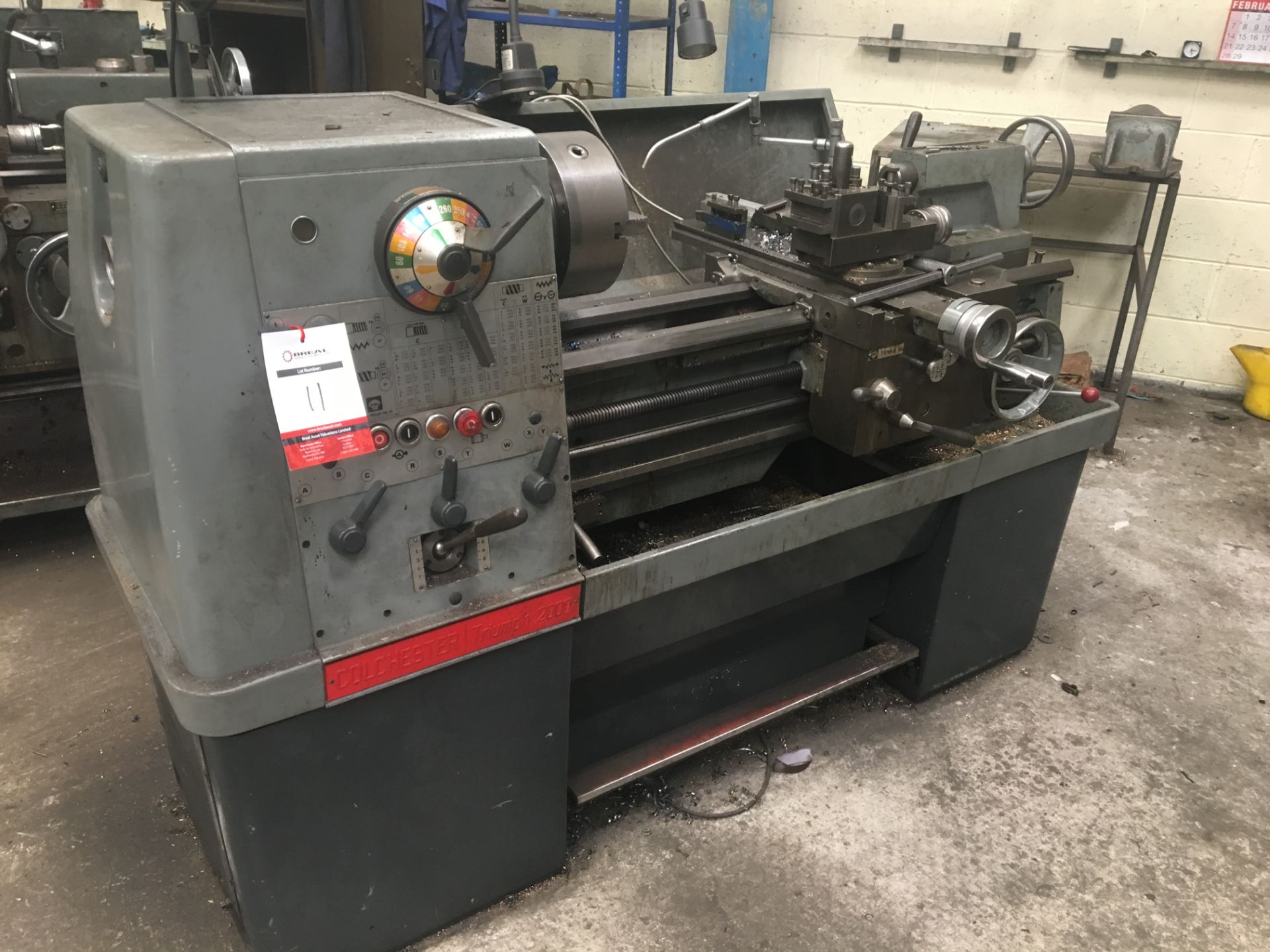 Colchester Triumph 1000 Lathe with 2 Axis DRO