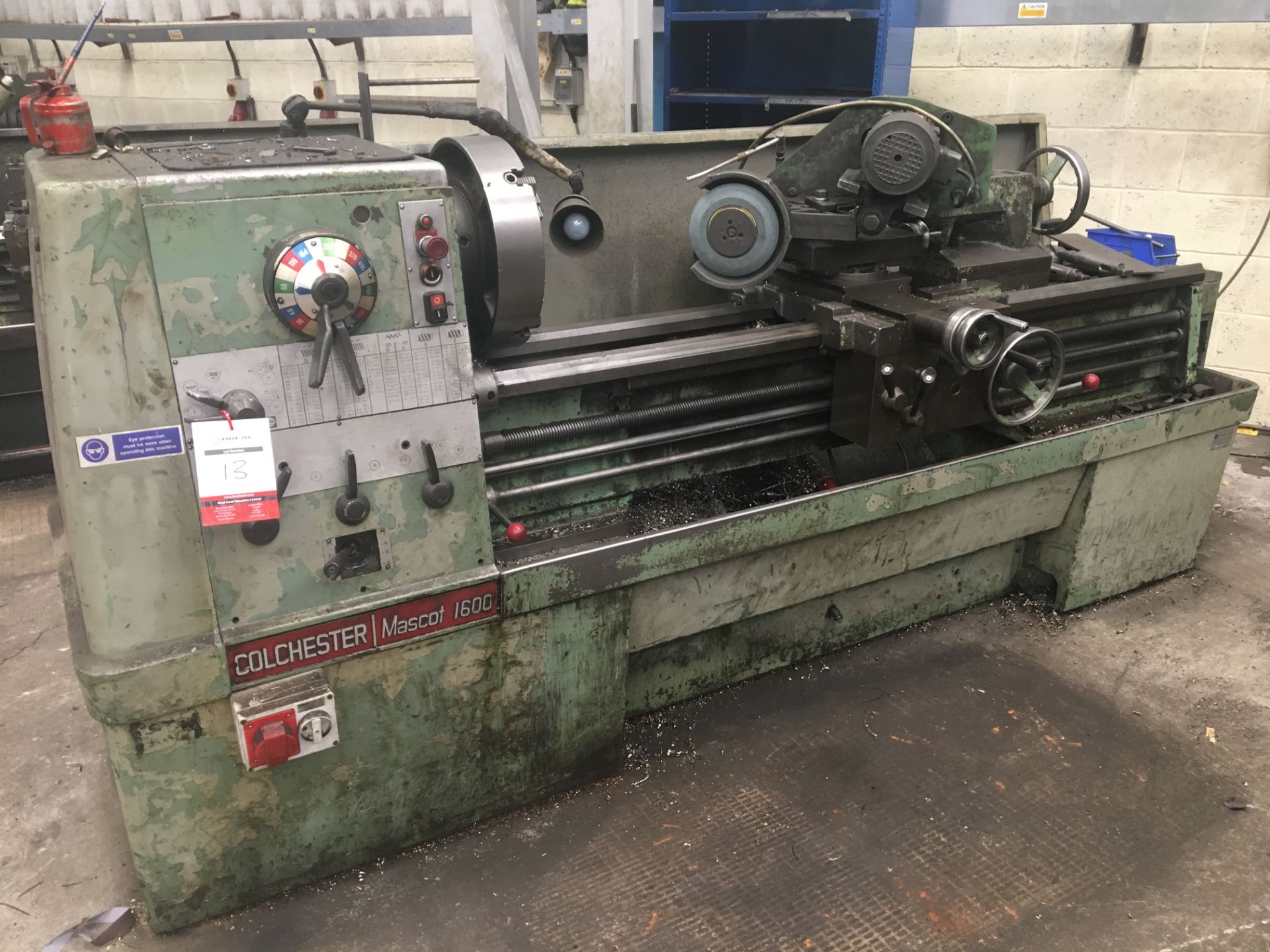 Colchester Mascot 1600 Lathe with Grinding Attachment