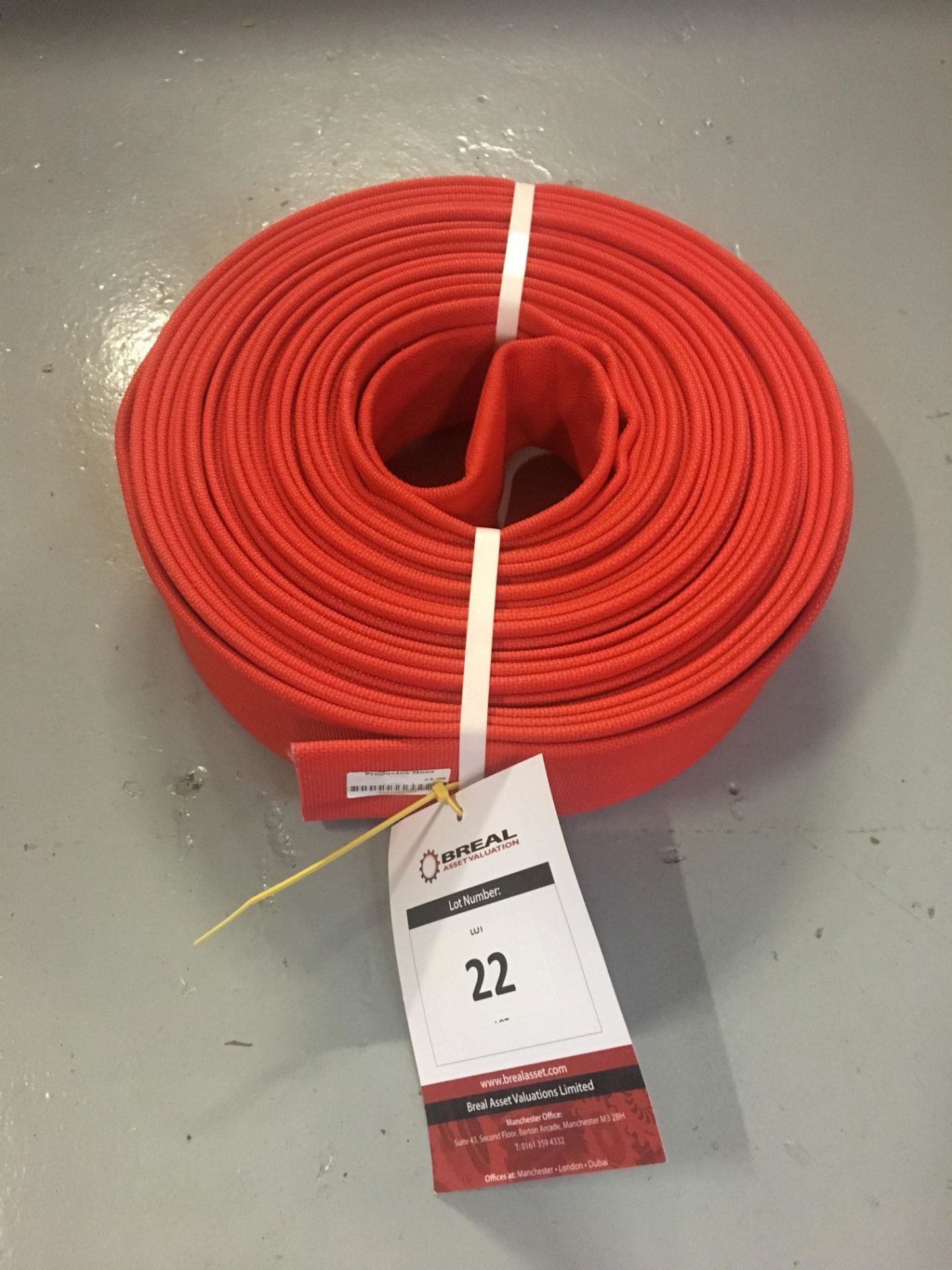 Atlas Type 2 Layflat Fire Hose, Red (52mm DIA x 23m)