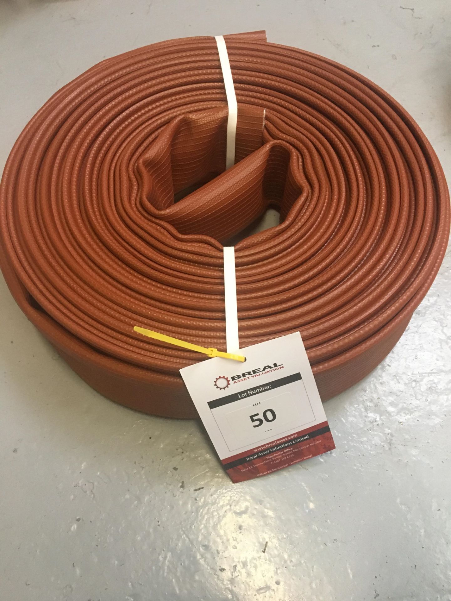 Mere Type 3 Layflat Fire Hose, Brown (64mm DIA x 23m)