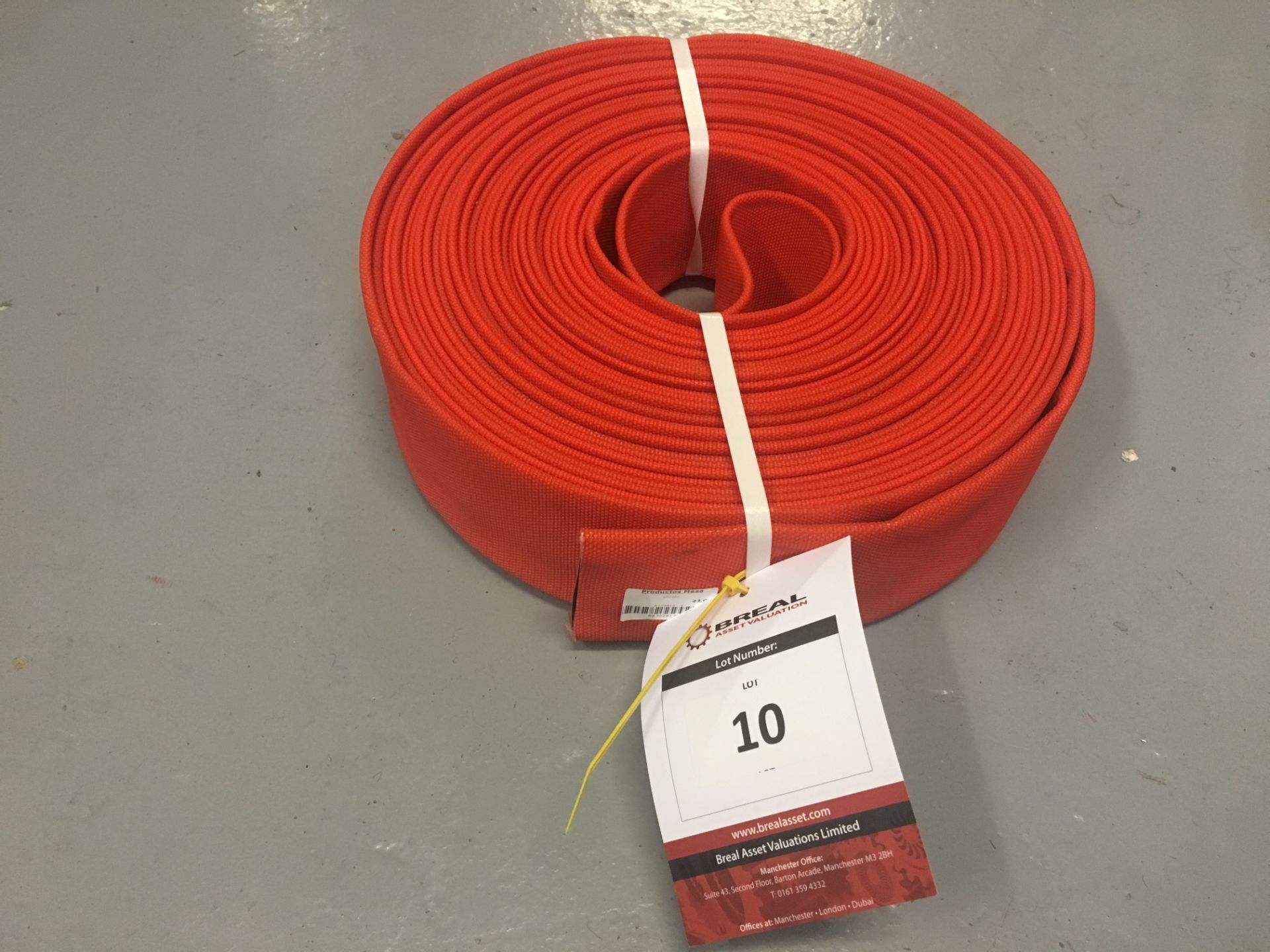 Atlas Type 2 Layflat Fire Hose, Red (64mm DIA x 23m)