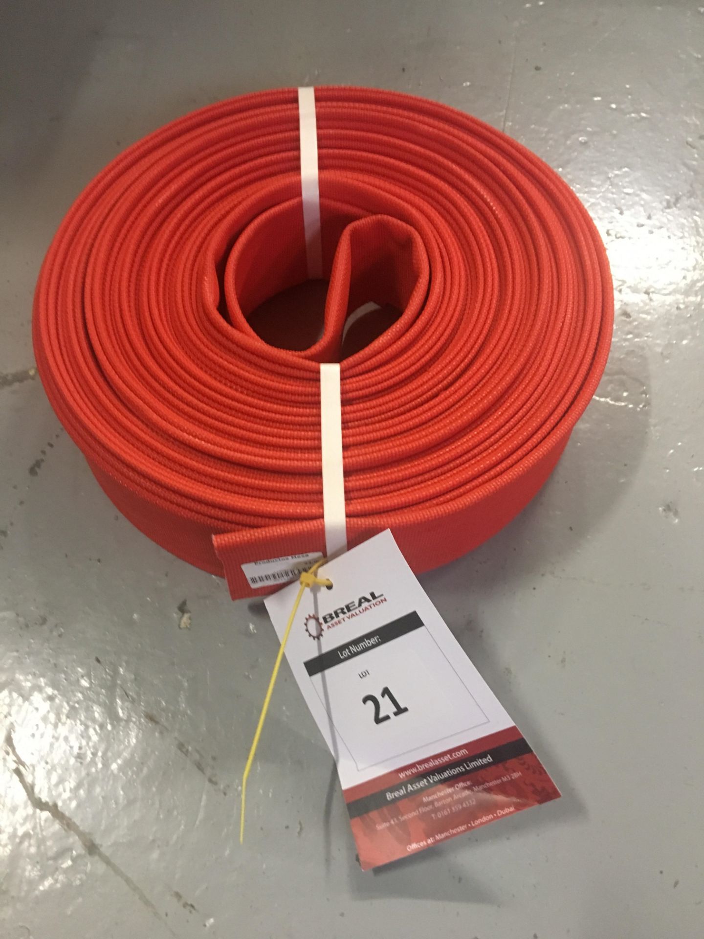 Atlas Type 2 Layflat Fire Hose, Red (52mm DIA x 23m)