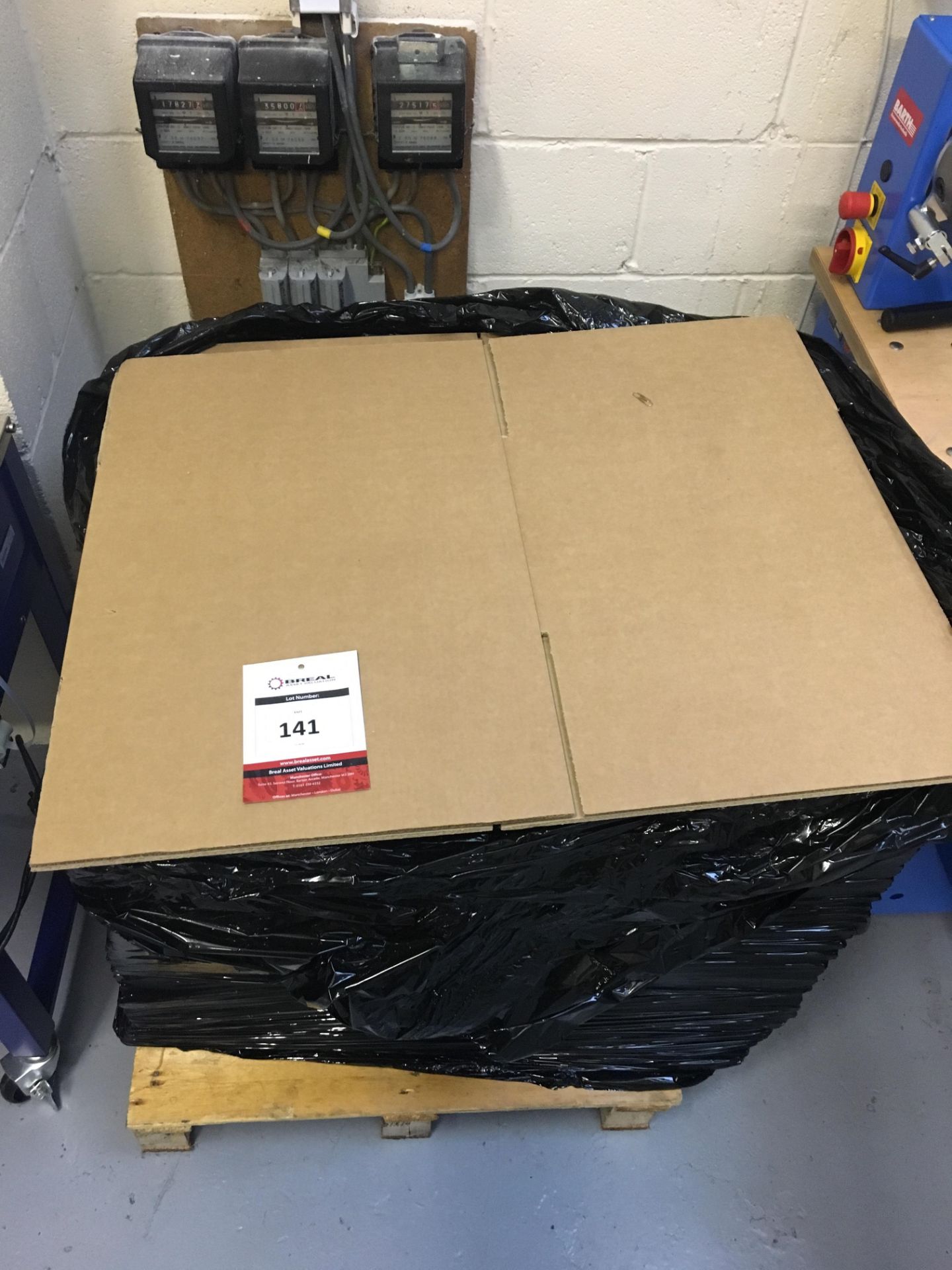 Pallet Containing Packing Boxes