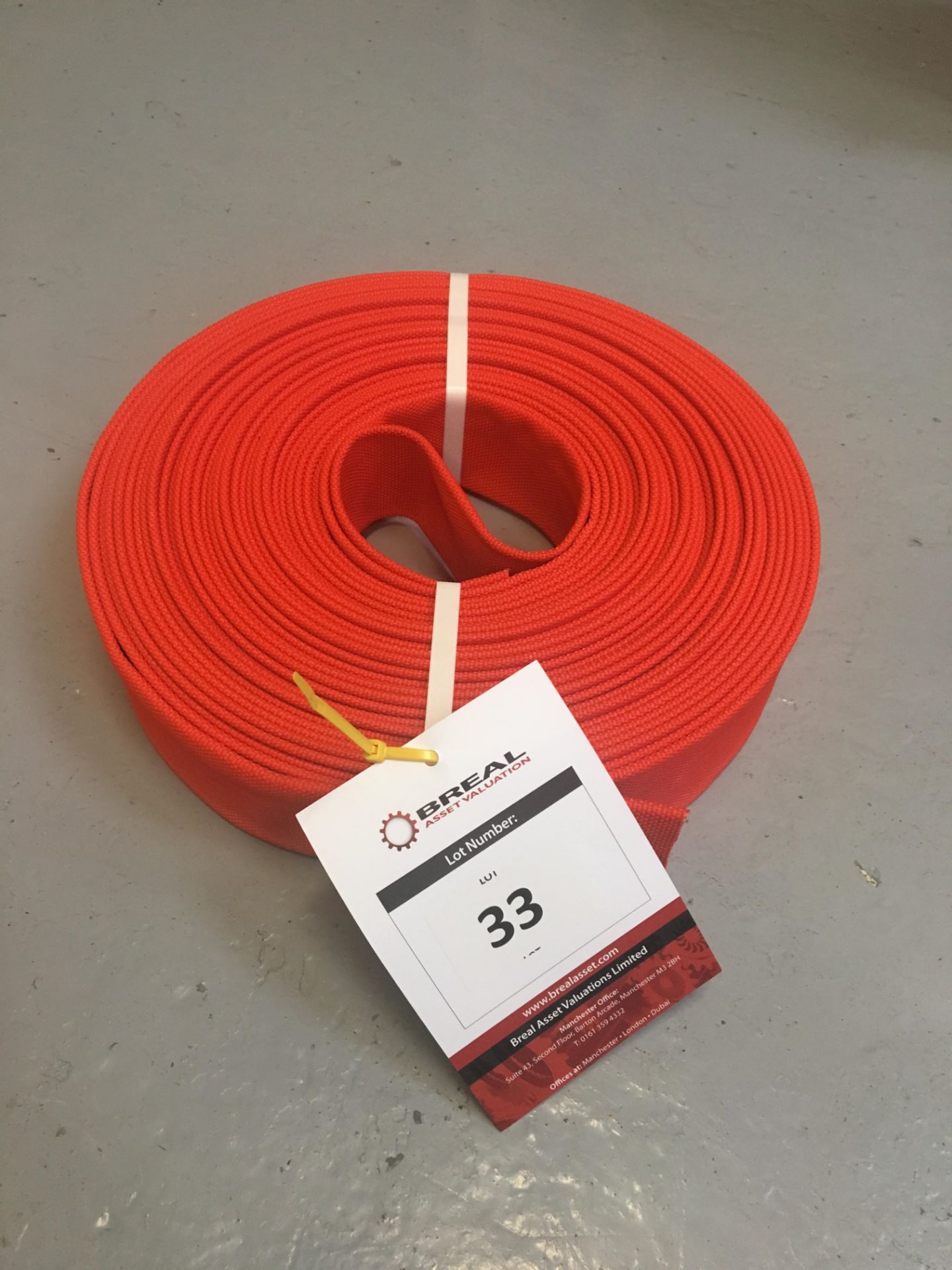 Atlas Type 2 Layflat Fire Hose, Red (45mm DIA x 23m)