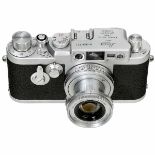 Leica IIIg with Elmar 2,8/5 cm, 1958 Leitz, Wetzlar. No. 925771 (converted from Leica Ig), chrome in