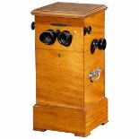 "Unis France" Table-Top Stereo Viewer, c. 1920 Stéréoscopes - Paris, endless-chain system for 50