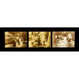 3 x 3D Lenticular Picture by W.R. Hess, c. 1912 "Stereo-Photo nach W.R. Hess - Stereo-Photographie