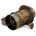 Unmarked Petzval-Type Lens with Rims Engraved: "Jamin Darlot Paris 1862", 1862 Lens tube unmarked,