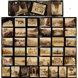 Approx. 160 Original Vintage Pictures for Viewer, c. 1880-1900 External dimension 9 ½ x 13 in.,