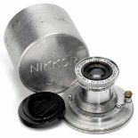 Nikkor-QC 3,5/5 cm for Leica Screw-Mount M39 Nippon-Kogaku Tokyo. No. 705220, chrome, collapsible