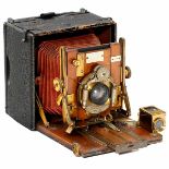 Sanderson "Junior", c. 1900 Sanderson Camera Work, London. Size 3 ¼ x 4 ¼ in., black leather-covered