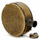 "Ticka" Watch-Pocket Camera (Brass), 1905 Houghtons Ltd., London. 16 x 22 mm, lens cap. Very rare