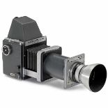 Plaubel Makiflex Standard, 1961 Plaubel, Frankfurt a. M. Professional SLR camera for 9 x 9 cm,