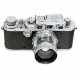 Leica IIIb with Summitar 2/5 cm, 1938 Leitz, Wetzlar. No. 289081, Summitar 2/5 cm, no. 931837,