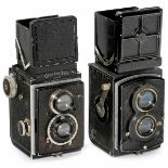 2 Early Rolleiflex 6 x 6 TLR Cameras Franke & Heidecke, Braunschweig. 1) Rolleiflex 6 x 6, second