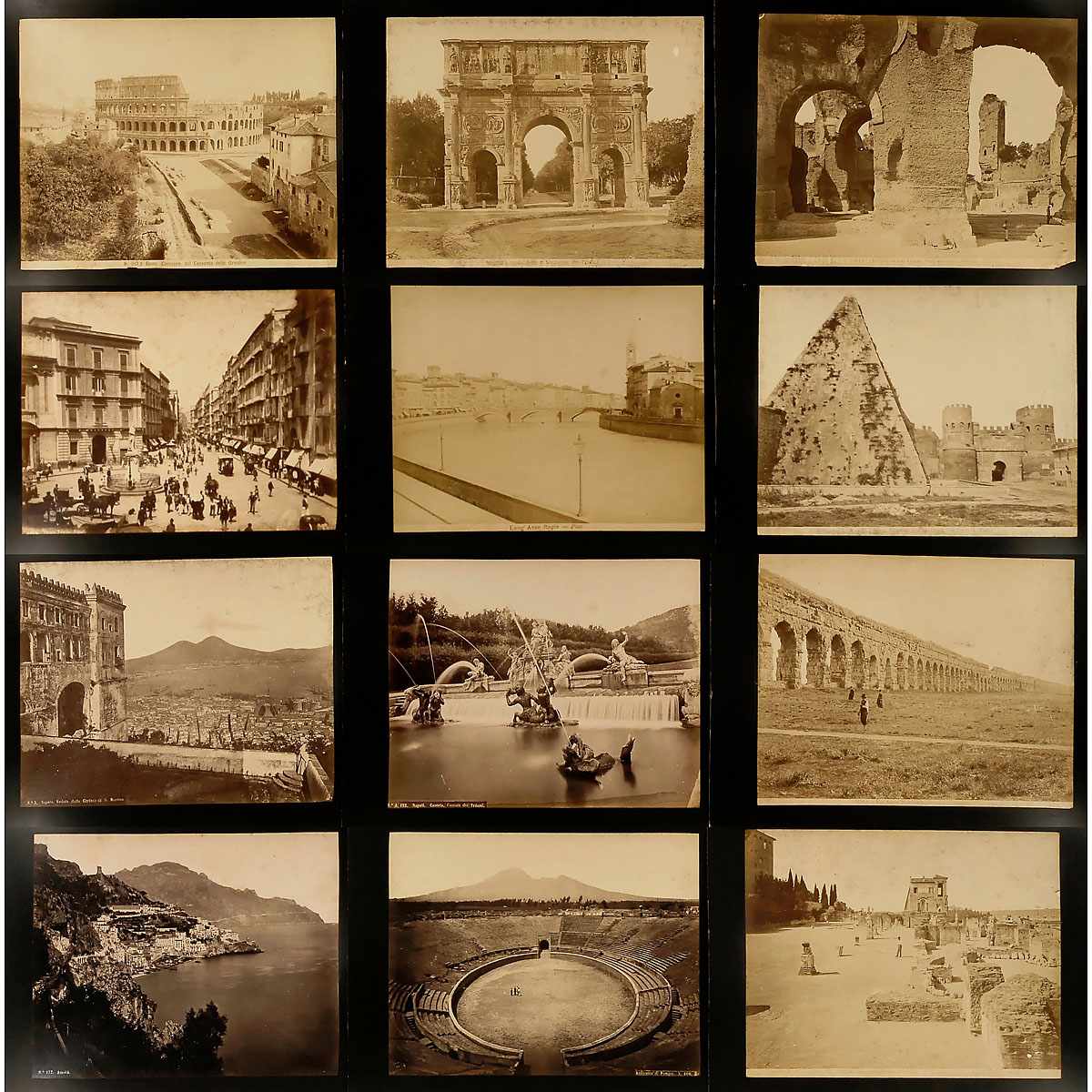 Approx. 160 Original Vintage Pictures for Viewer, c. 1880-1900 External dimension 9 ½ x 13 in., - Image 3 of 6