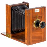 "Joh. Sachs & Co" Field Camera, 11,5 x 16 cm, c. 1880 Unmarked field camera for plates of 4 ½ x