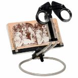 "Oculus" Stereo Viewer 9 x 18, c. 1925 Unknown manufacturer, viewer (on stand) for stereo slides and