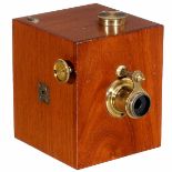 Dry-Plate Box Camera, c. 1880 Presumably from England (English tripod thread), plate size 7 x 10