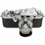 Leica IIIc "K", 1943 Leitz, Wetzlar. No. 390324K, rare civilian chrome version, converted to Leica