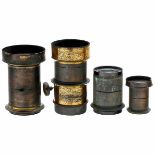 4 Voigtländer Lenses, 1842/43 onwards Voigtländer in Wien/Braunschweig. 1) Wien, no. 2095, first