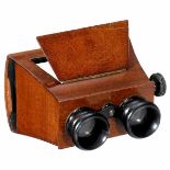 Hand-Held Stereo Viewer and Stereo Graphoscope 1) Hand stereo viewer 9 x 18 cm, unknown