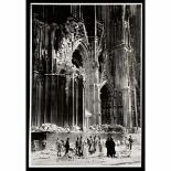 Peter Fischer: "Cologne under Attack - Cologne Cathedral", 5.11.1943 Gelatin image, Agfa paper, 18 x