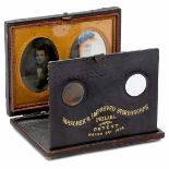 Stereo-Daguerreotype in "Mascher's Improved Stereoscope" (Patent: March 8, 1852) Frederick